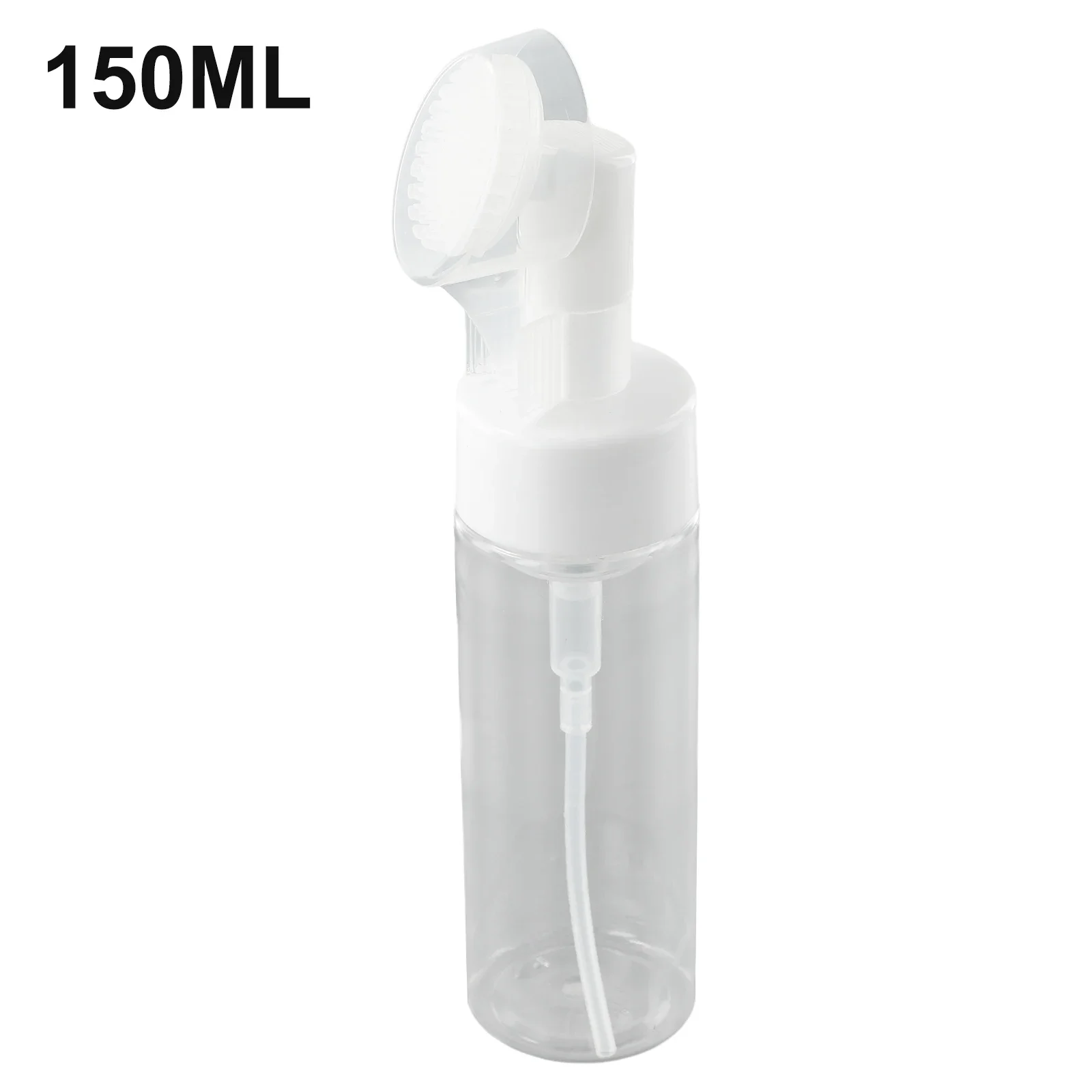 Mousse Liquid Dispenser Sparkling Bottle Cleanser Clean Plastic Portable Shiny Transparent Home Massage Brush Head