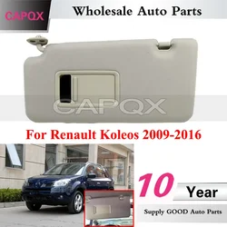 CAPQX (Brand) Car Inside Sunvisor For Renault Koleos 2009-2016 Sun Shield Front Sunshade Sun Visor