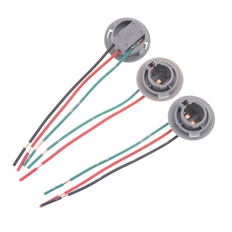 1Pc 1156 BA15S / 1157 BAY15D Bulb Socket Adapter, Car Brake Light Lamp Base Connector