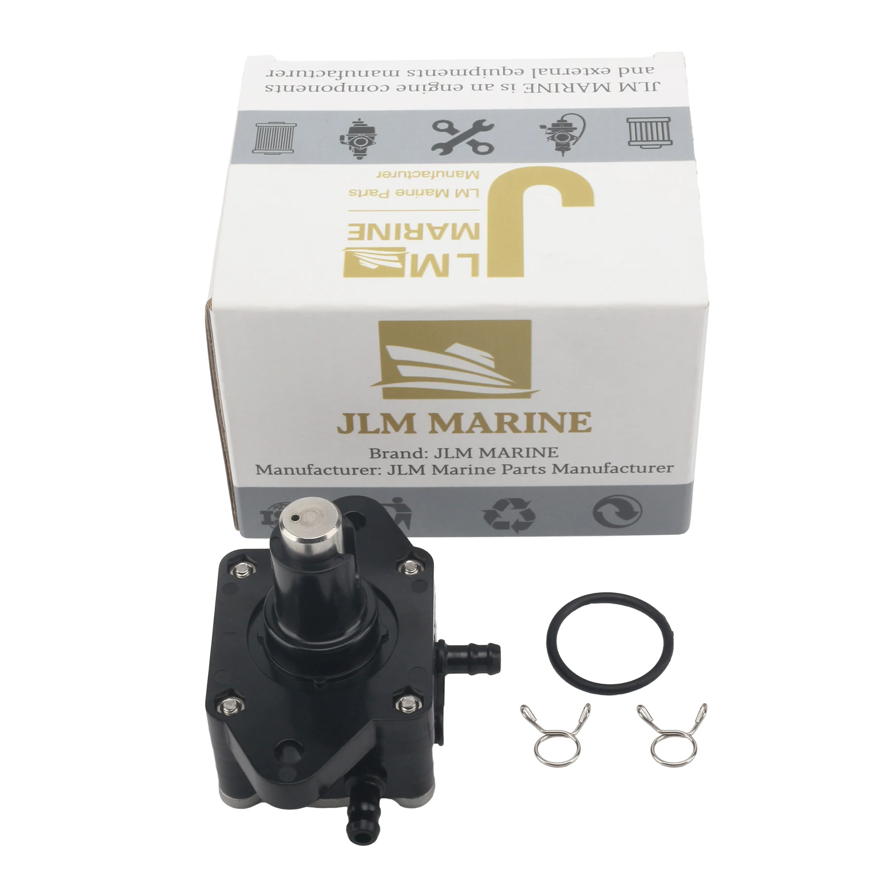 JLM Marine Fuel Pump Assembly for Suzuki Marine 40 50 60 70 80 90 100 115 140 HP 4-Str 15100-90J10 15100-90J11 15100-90J1V