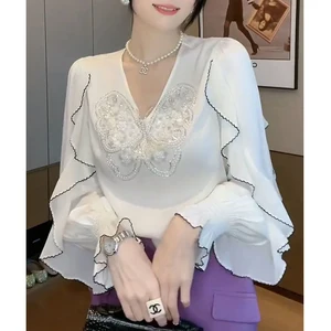 10 Hauptverkaufsbluse Paetê Helligkeit - №9