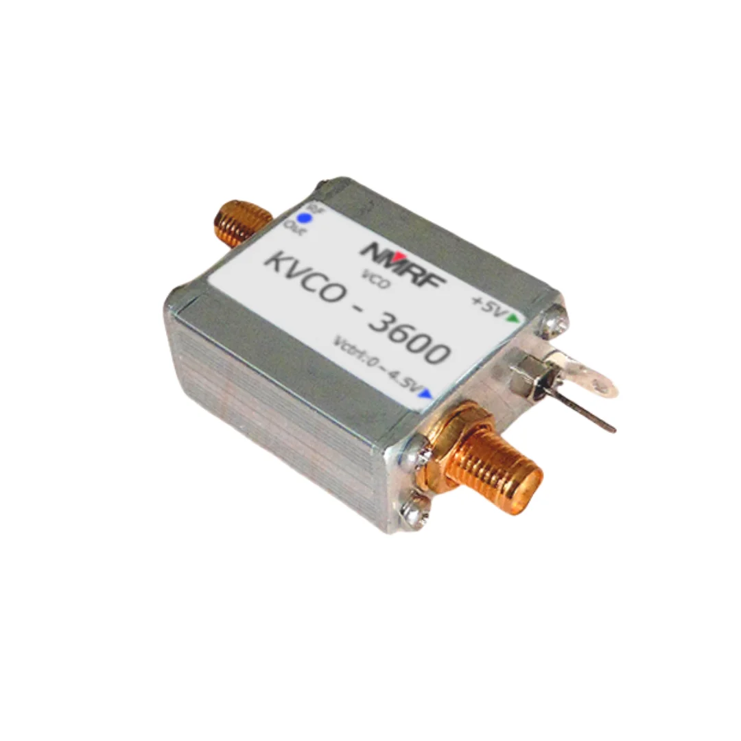 3.5 - 4.2GHz RF microwave voltage controlled oscillator VCO can be used as a broadband swept frequency signal source