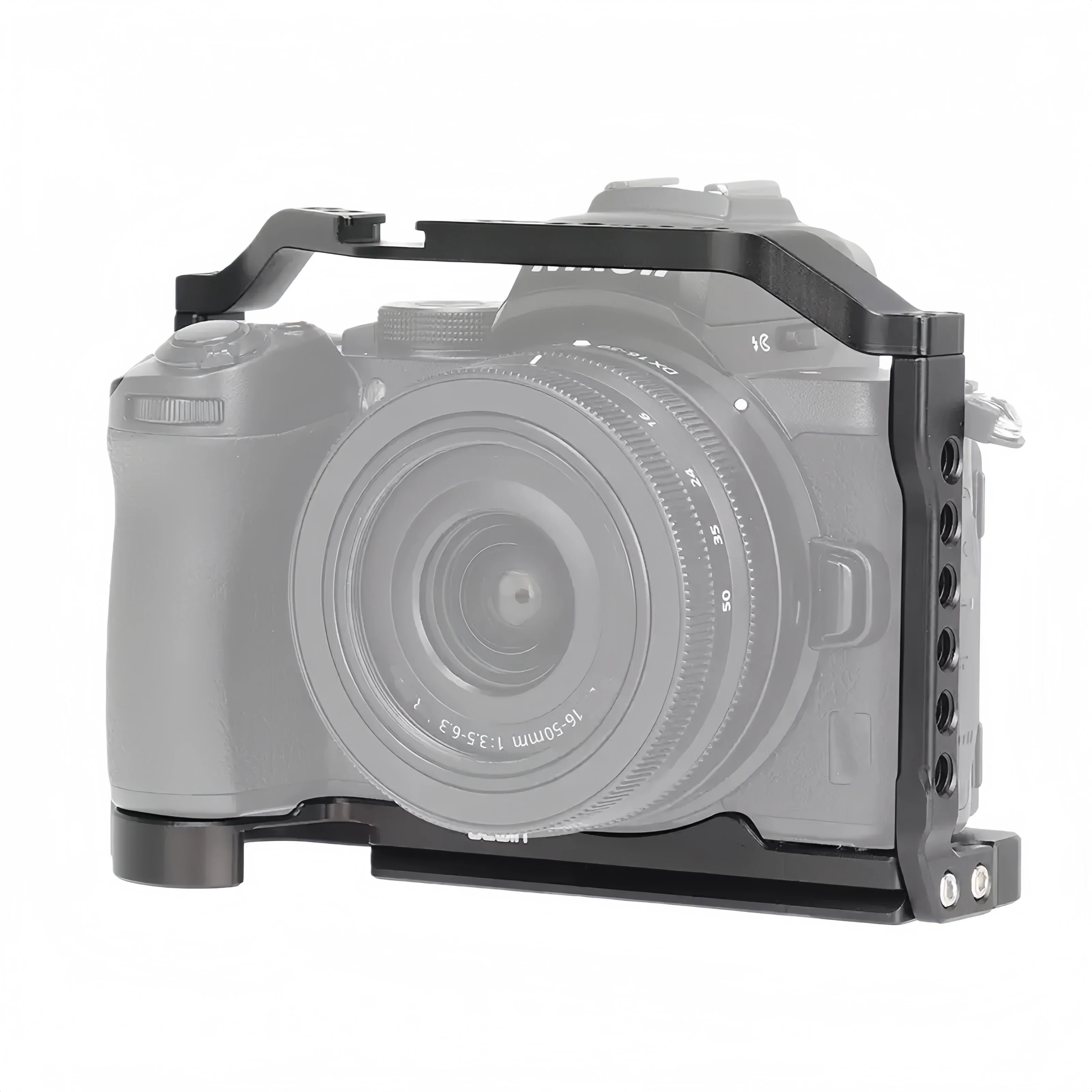 Camera cage quick release stabilizer for Nikon Z50 VLOG expansion Aluminum protective frame