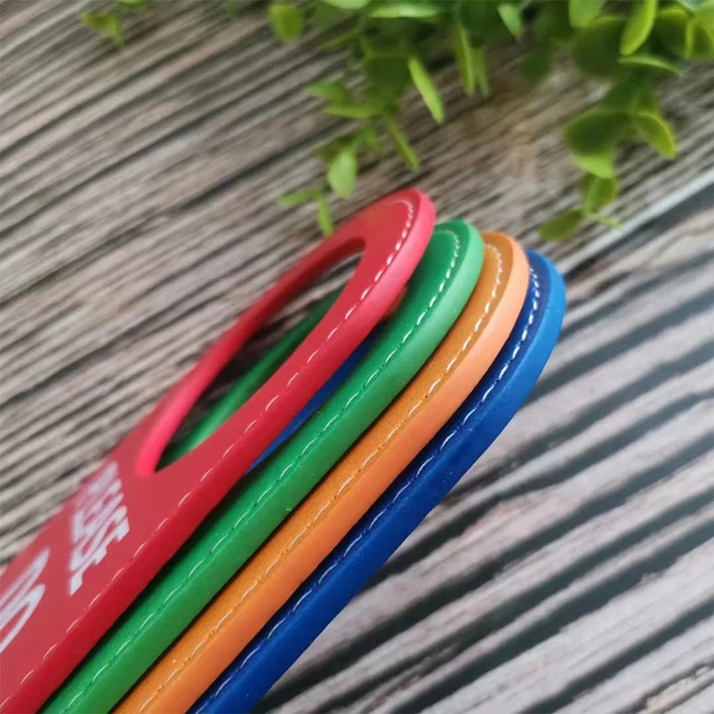 علامة شماعات باب جلد صناعي ، لا تزعج ، الاجتماع قيد التنفيذ ، مثالية للنوم ، علاج سبا #5