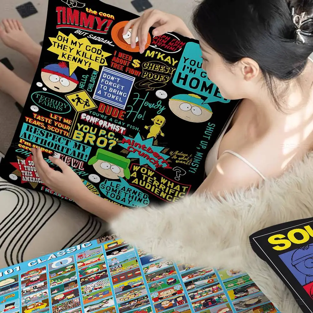 S-South Park Cartoon Personalized Pillow Cover Kids Bedroom Wild Party Decor Pillowcase kid Birthday shower Gift