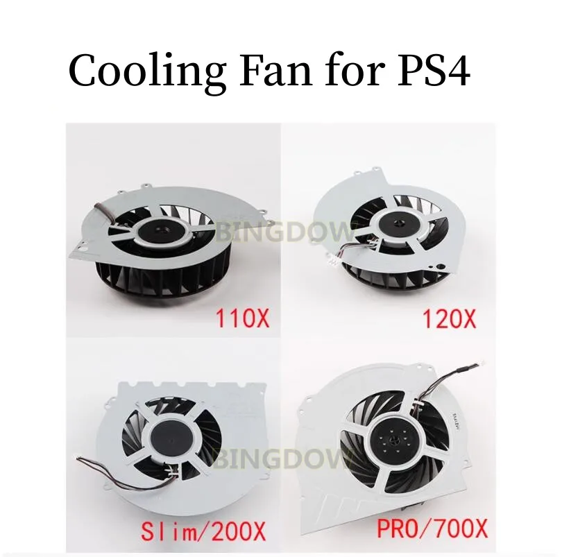 

7PCS Free shipping Cooler Fan For PS4 Slim Pro 1000 1100 1200 2000 For PS4 10XX 12XX CUH-2015A Internal CPU Cooling Fan