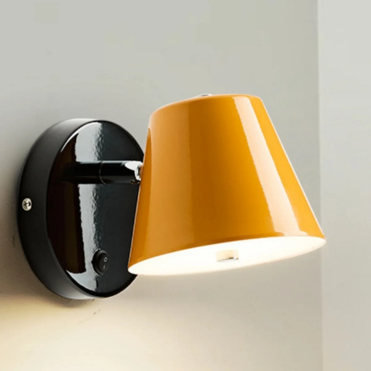 الشمال الحديد للتدوير الملونة معكرون السرير جدار ديكور Led الشمعدانات ديكور المنزل تركيب المصابيح الجدار مصباح أضواء الجدار #4