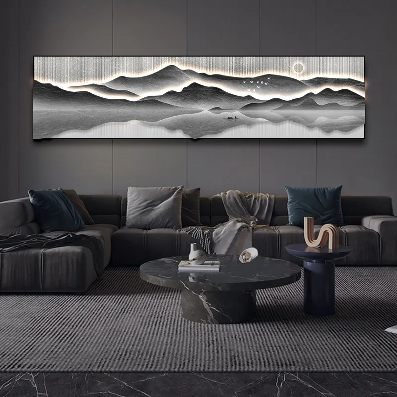 new Chinese-style modern decorative paintings household art wall landscape painting hotel interior décoration chambre decoration