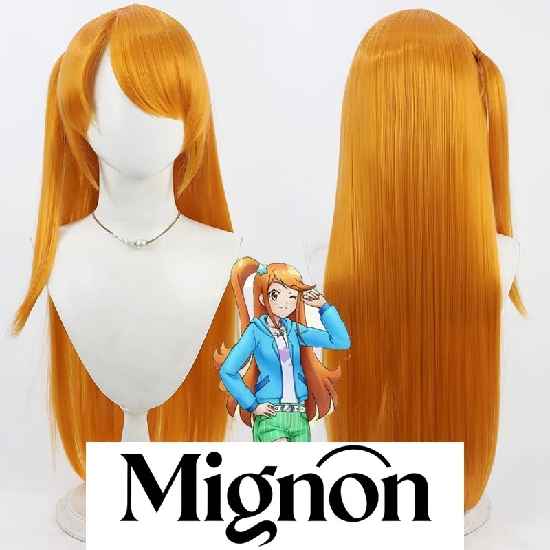 

Pretty Rhythm: Aurora Dream Amamiya Rizumu, парик для косплея, встроенная маленькая коса, силиконовая кожа головы, подарок на Хэллоуин