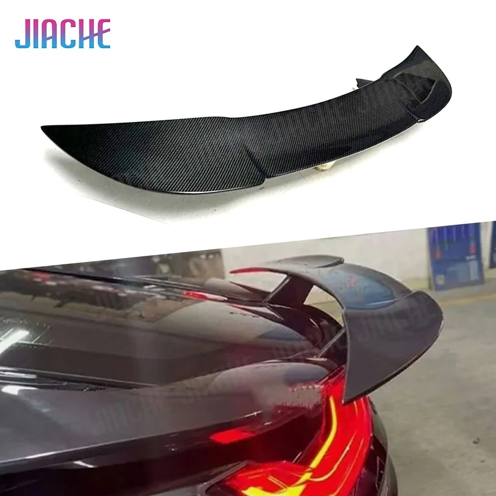 

Real Carbon Fiber Rear Trunk Spoiler Boot Lip Wing For BMW I8 2015-2021 Boot Racing Spoiler Car Styling