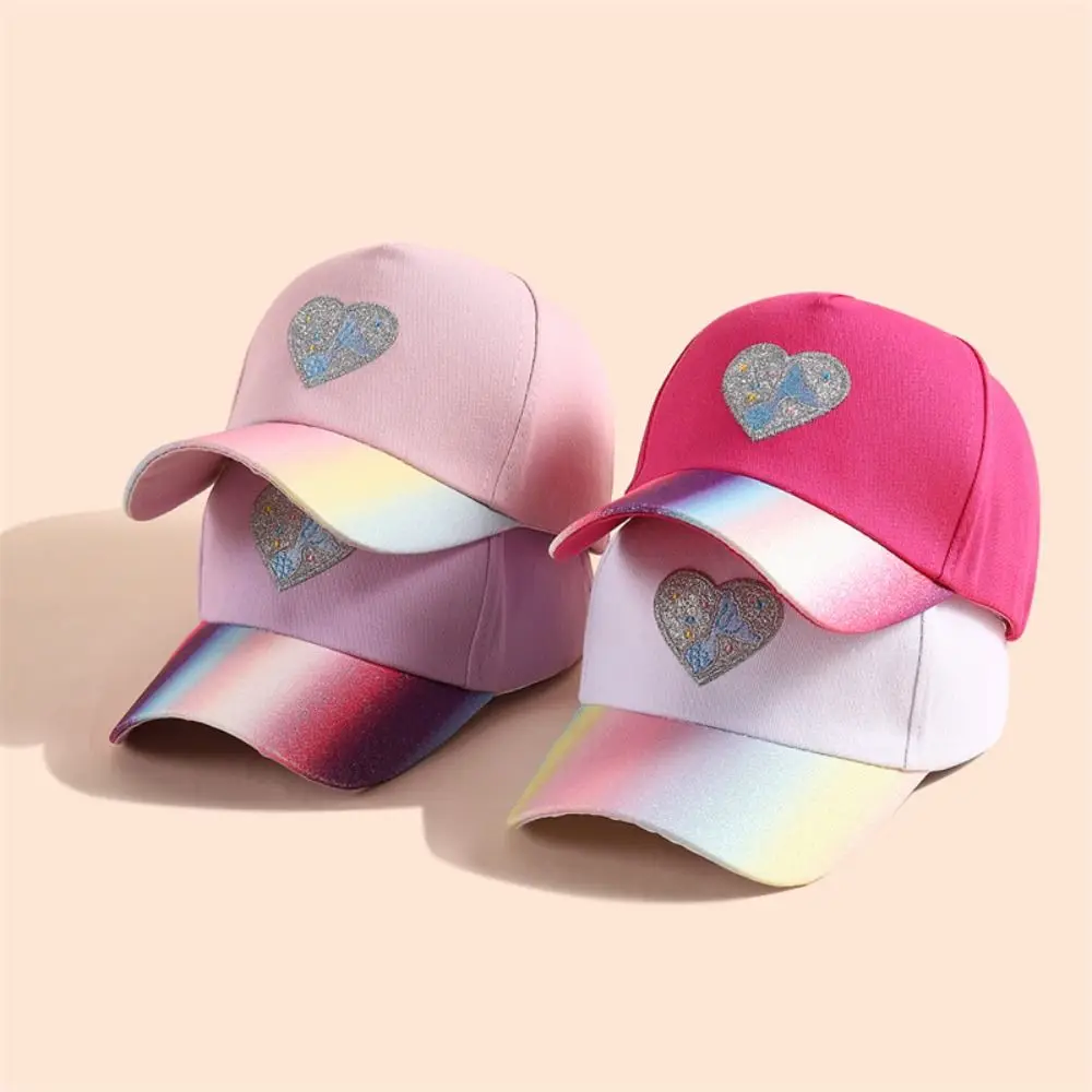 Casquette de baseball brodée Love Coussins pour enfants, chapeaux de visière pour enfants, chapeau Snapback pour enfants, parasol, décoloration polyvalente, voyage