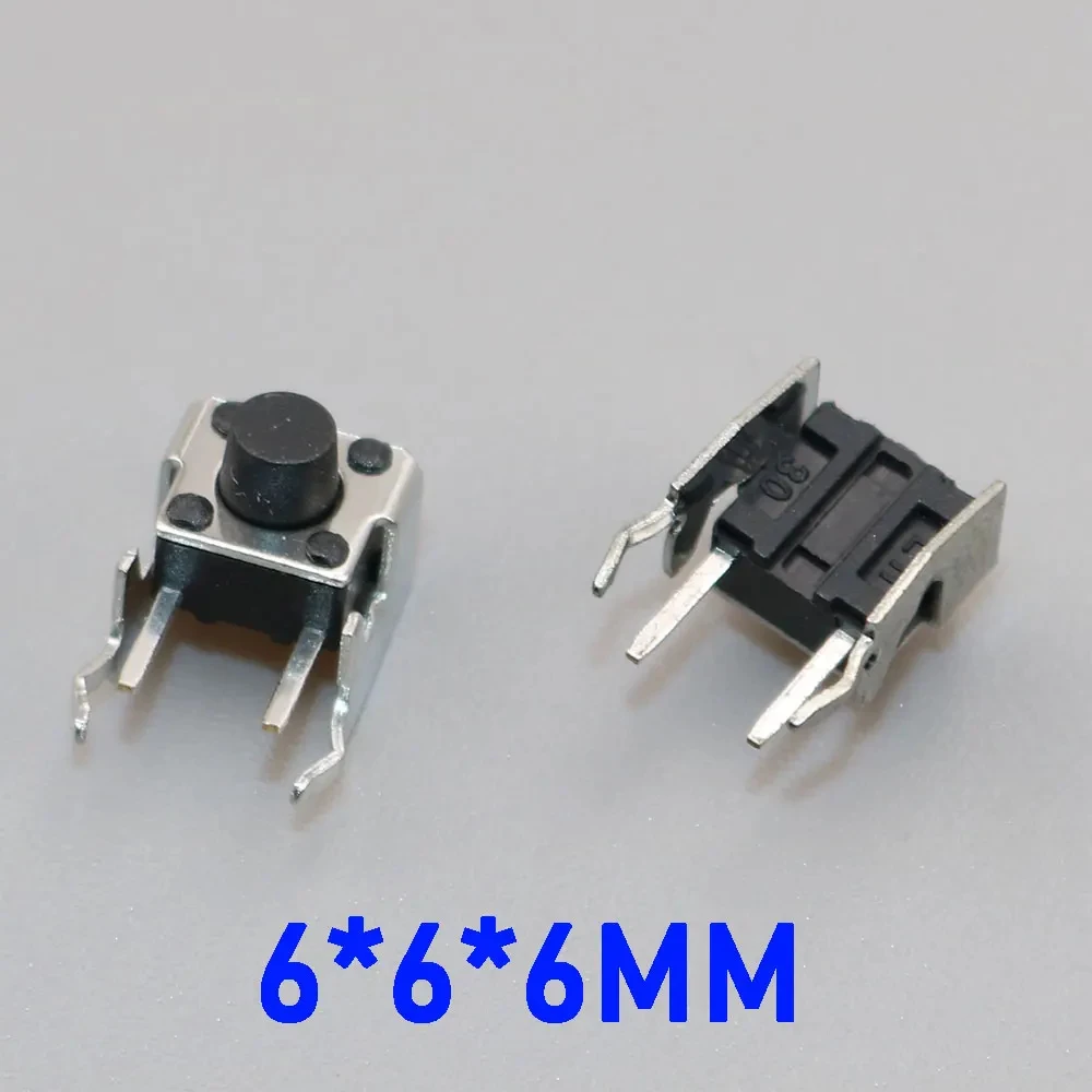10 Stück/Set 6*6mm Taster-Set, Taktile Drucktastenschalter, Höhe: 4,3 5~13MM DIP 4P Mikroschalter 6x6 Tastenschalter für Arduino – Detail 3