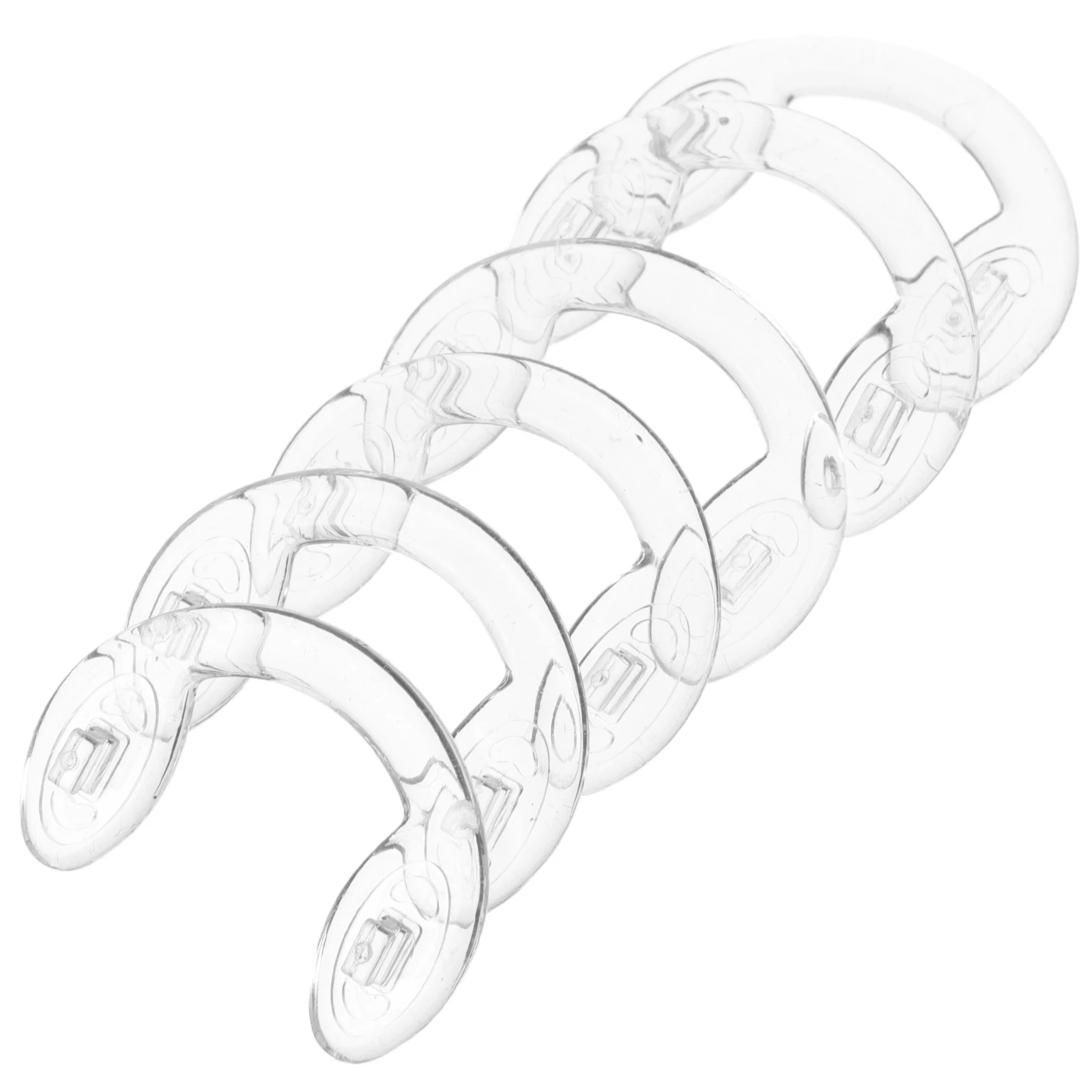 

6pcs Silicone Anti Slip Nose Pads Transparent U Shaped Eyeglass Cushions Nonslip Nose Bridge Inserts For Glasses Sunglasses