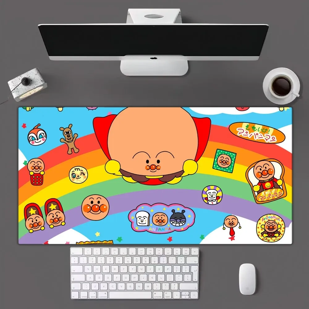 Cartoon Cute Anpanman Mousepad Mousepad Gamer Mouse Pad Size For Office Long Table Mat