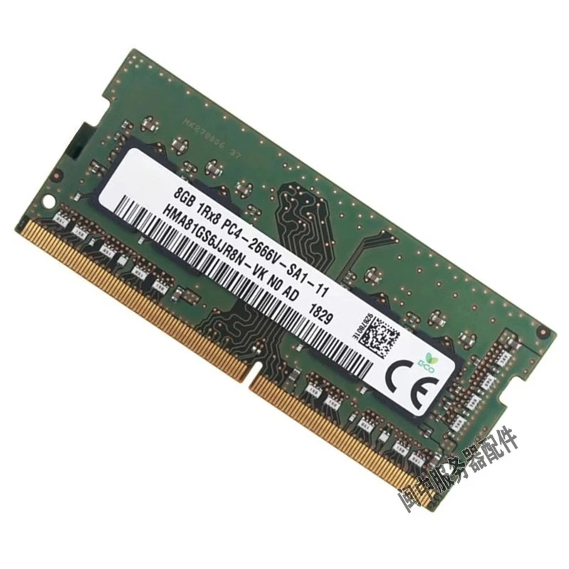 

Для памяти ноутбука skhynix 8G 1RX8 PC4-2666V HMA81GS6JJR8N-VK