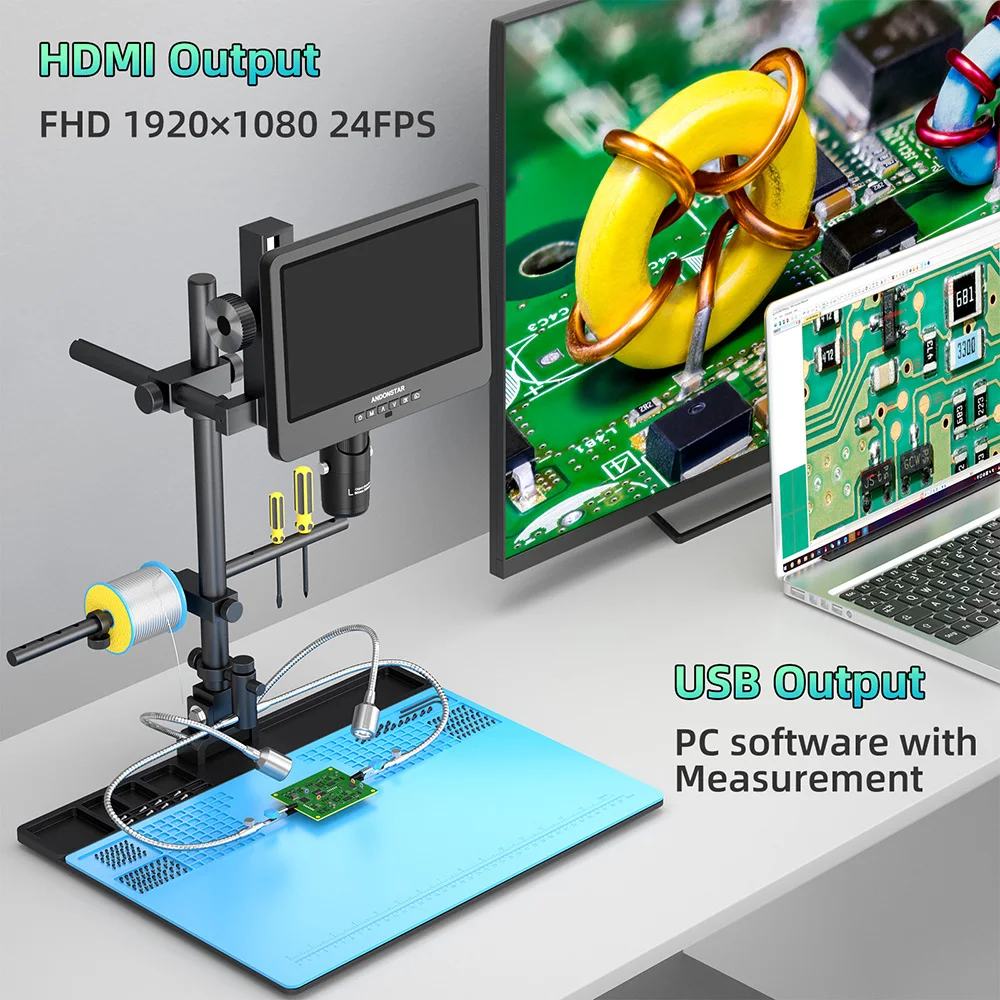 Andonstar AD249SM-Max 2000X HDMI Digital Microscope 2000X 10.1\