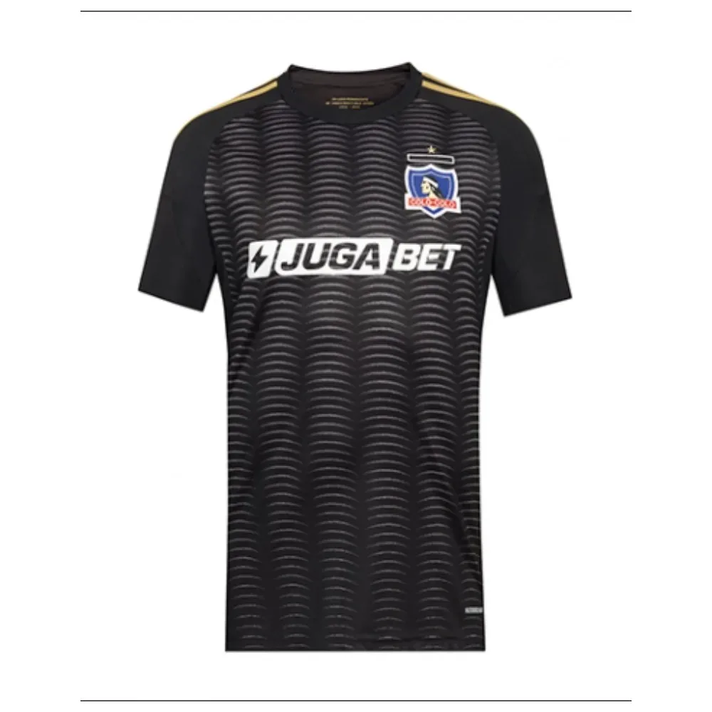 25-26 Colo-Colo Home and Away قمصان كرة القدم ثلاثية الأبعاد مطبوعة قصيرة الأكمام تي شيرت رياضي نفسها للبالغين والأطفال #3