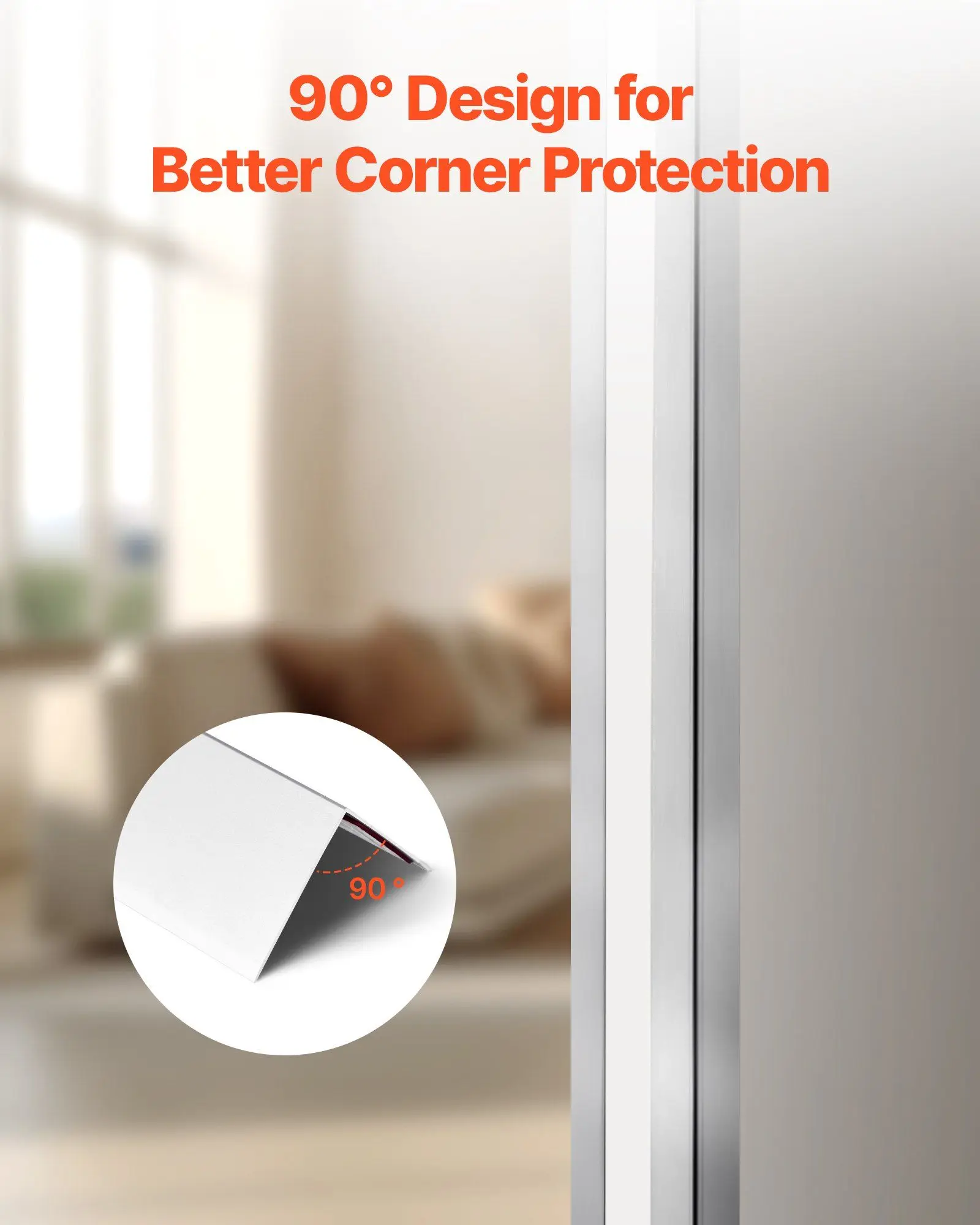 Aluminum Alloy Wall Corner Protector 2x2x48" 12 Pack 90° Edge Trim with 3m Tape for Home Office and Commercial Wall Protection