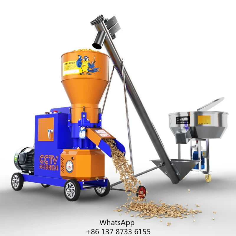 Philippines Animal Feed Pelletizing Machine Feed Pellet Machine 1000kg Small Animal Feed Pellet Production Line For Farm