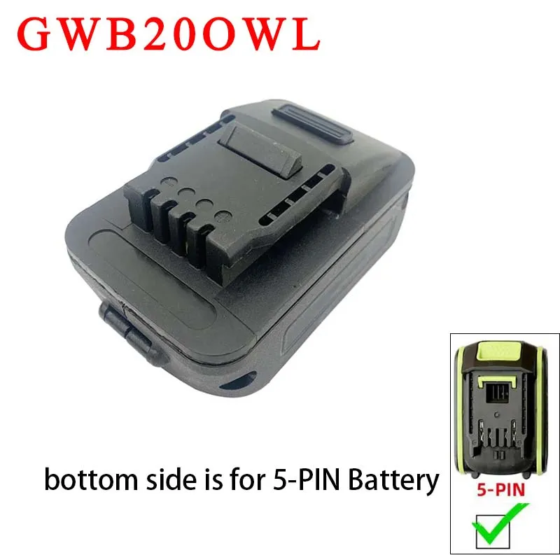Power Tool Battery Adapter Converter For Worx WA3530 WA3551 WA3553 WA3572 Battery For Worx Green Tool And Orange Tool