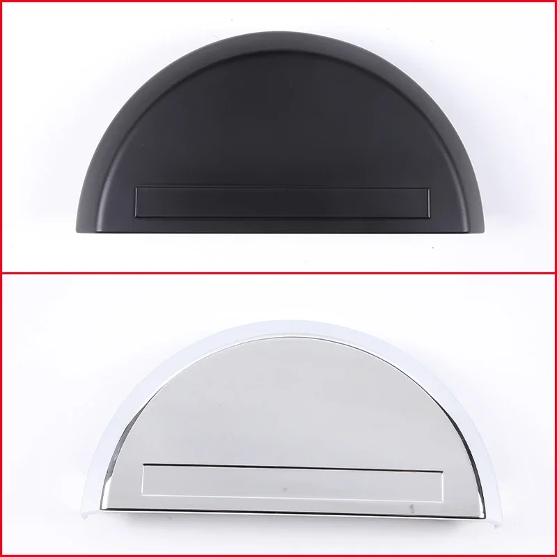 For Hummer H2 2003-2009 ABS Bright Car Trunk Tailgate Rear Spare Tire Wheel Cover Trim  Exterior Decoration Ar Accessories