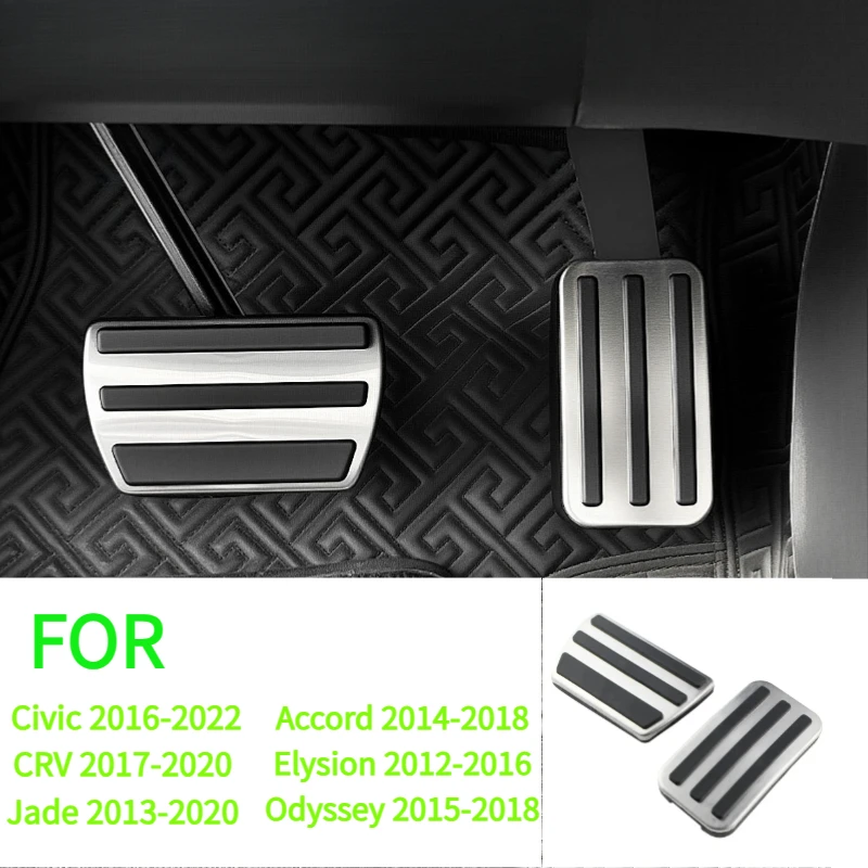 

Car Pedals Cover for Honda CRV 2017-2020 Civic 2016-2022 Jade 2013-2020 Accord 2014-2018 Elysion 2012-2016 Odyssey 2015-2018 AT