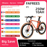 Fafrees F1 Electric Bike 250W Motor 36V 10AH Battery CST 700C*38C Tires 25km/h Max Speed 90km Range Dual Mechanical Disc Brakes