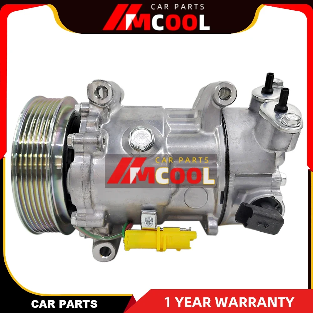 AC Compressor SD7C16 For Peugeot 307 308 807 607 406 Citroen C4 Berlingo 9800839580 9671216780 9659875880 9651911480 9656483580