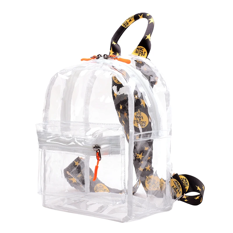 designer clear mini backpack BTOOP for Stadium Events 12x12x6 Small Transparent Backpacks Plastic See Through Clear Bag for Concerts Work Festival Security Travel it combines style and functionality in one sleek design Clear Dome Mini Backpack