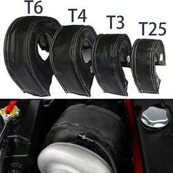 Turbo Charger Heat Blanket Exhaust Wrap Heat Shield Cover Fastener Springs Black T2 T25 T28 GT28 T3 GT35 T4 GT40 GT45 T6 T5 GT55