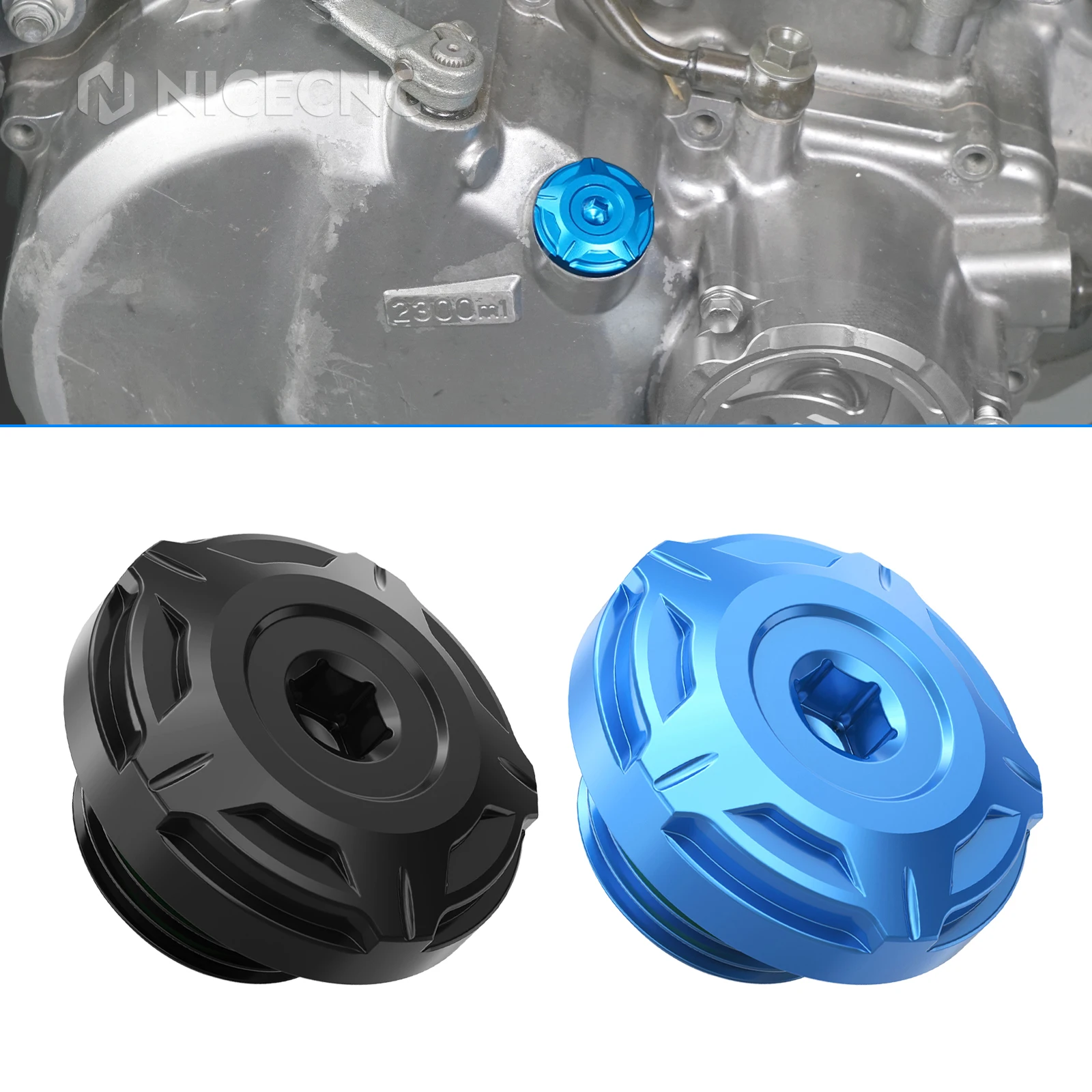 

Алюминиевая крышка маслозаливной горловины NICECNC для мотоцикла Suzuki DR650S DR650SE DR650 S SE 1990-2024 2023 2022 2021 2020