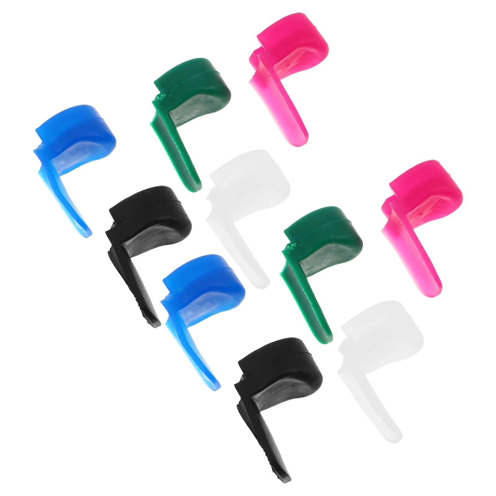 

10Pcs Clarinet Thumb Rest Cushions Silicone Soft Finger Pads Thumb Pads for Stable Grip Musical Instrument Accessories