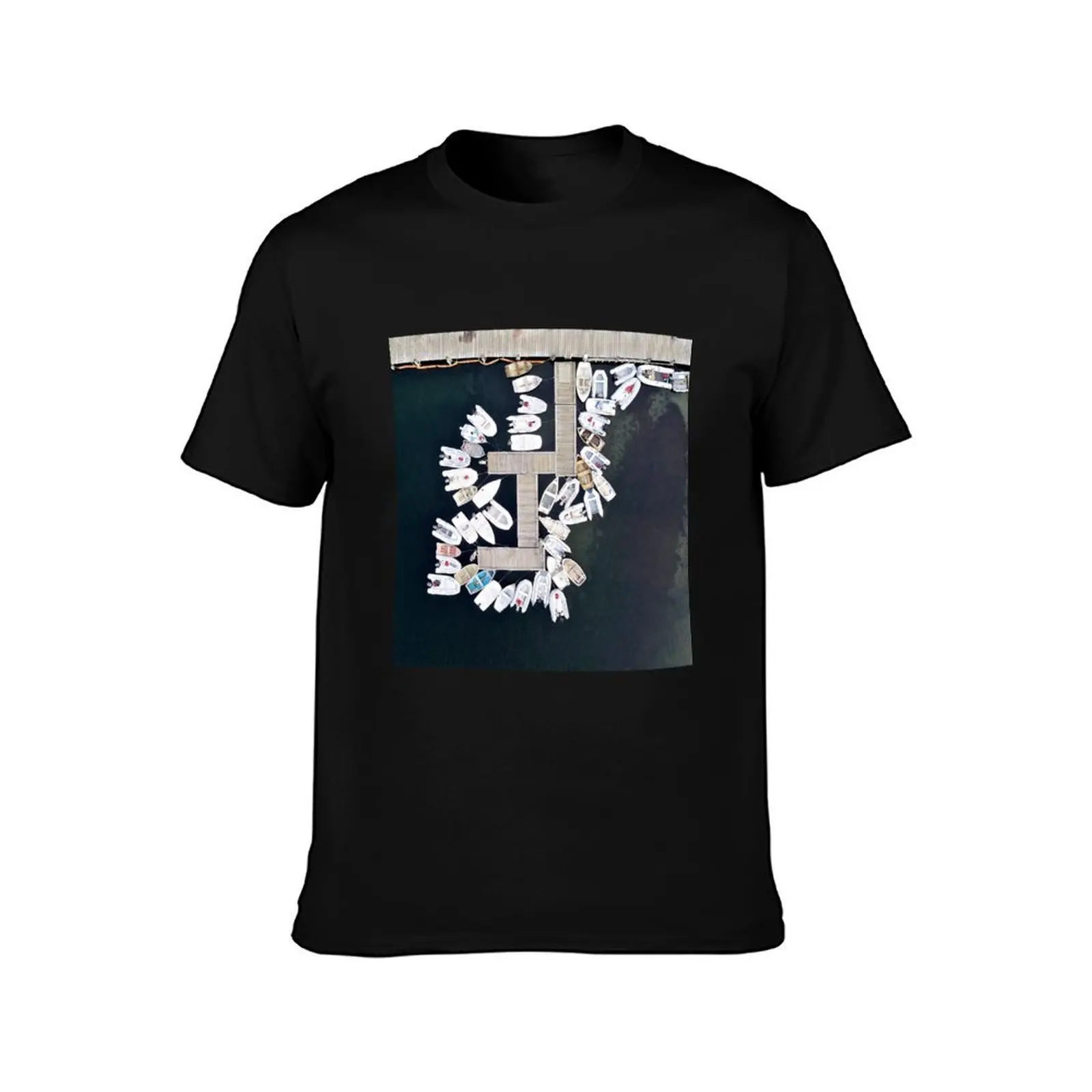 Dinghy Dock T-Shirt Large Size Basic Casual T-Shirt