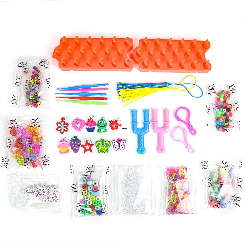 15000 Rainbow Luminous Rubber Bands Set for Children's Puzzle DIY Hand Woven Rubber Band Luminous Bracelet Loom