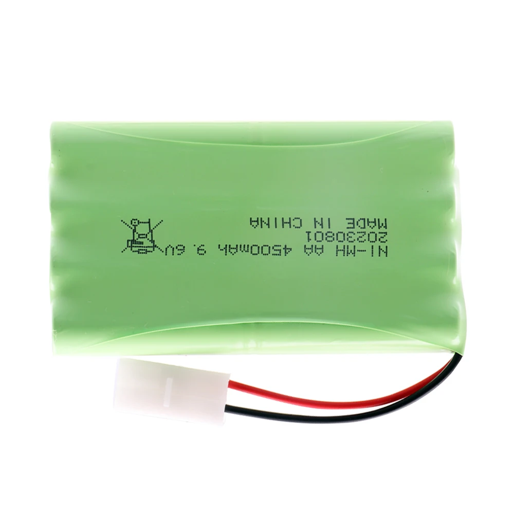 9.6V 4500mah NI-MH AA Rechargeable Battery Pack for RC toys Car Tanks Trains Robot Boat Gun tools 9.6V high capacity AA battery