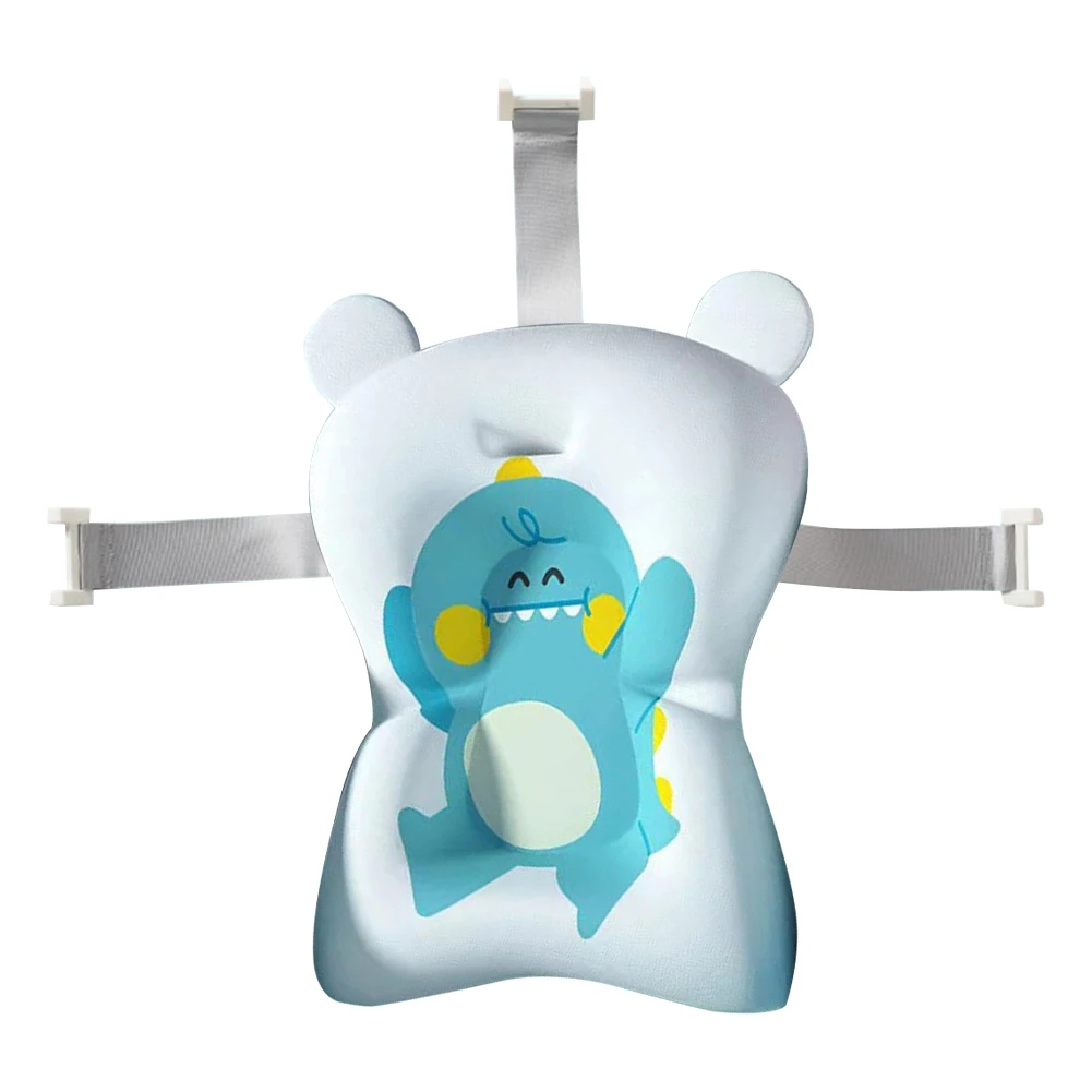 Newborn Baby Bath Cushion Seat Floating Bathing Pillow Seat Portable Provides Comfort and Support for Baby 0-12 Months