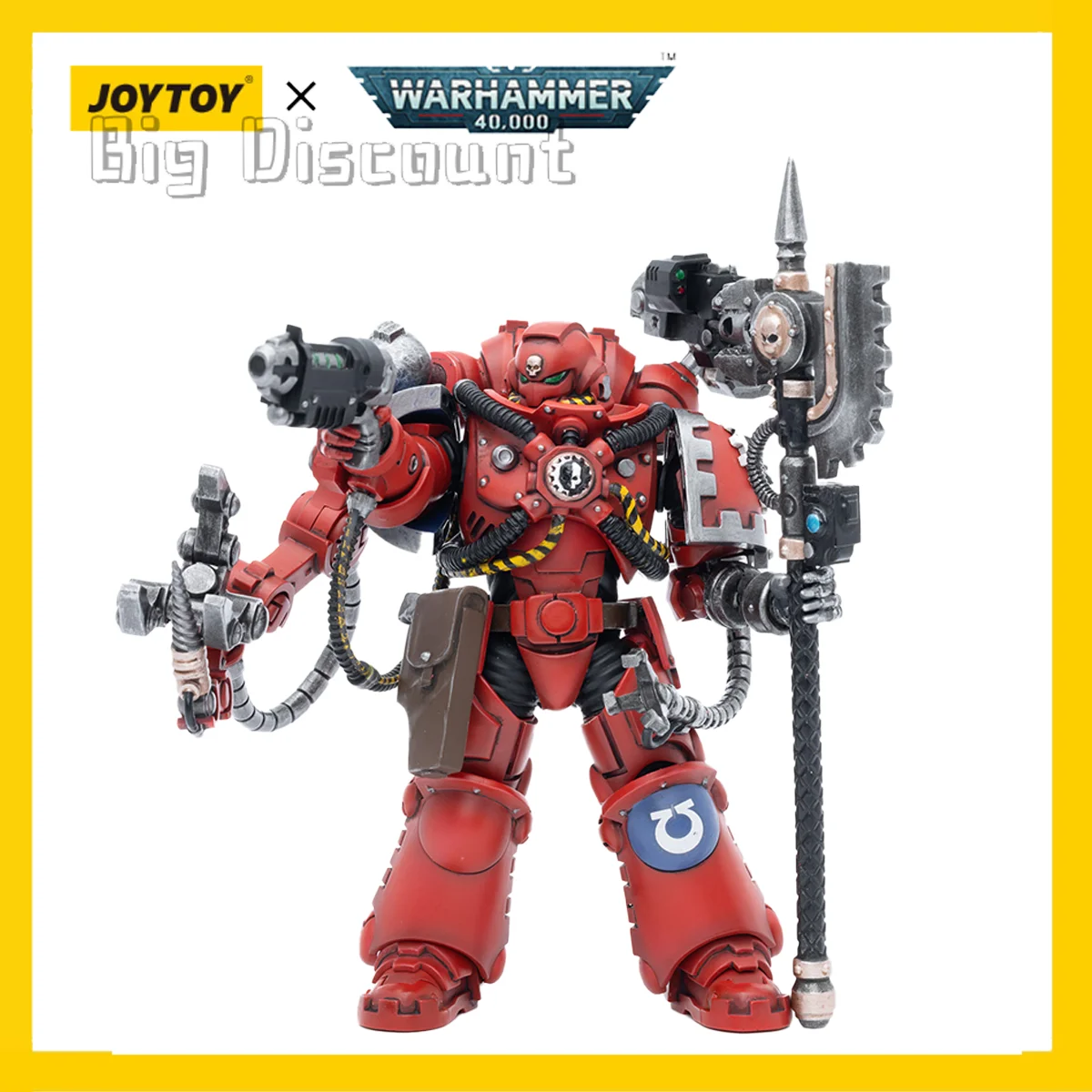 

[IN STOCK] JOY TOY 1/18 Warhammer 40K Action Figure Ultramarines Primaris Techmarine Model Free Shipping birthday