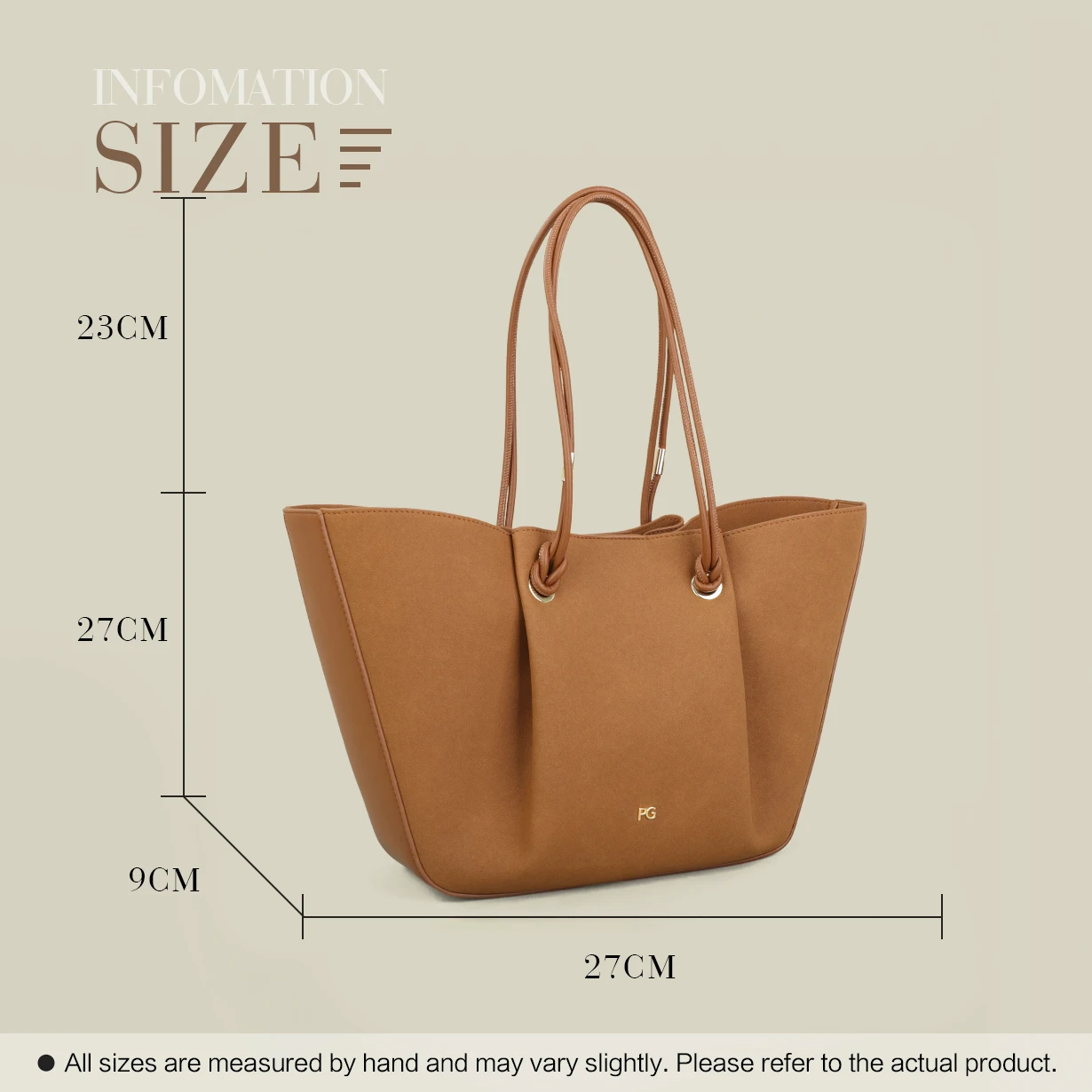 PG Luxusmarke Große Kapazität Computer-Tragetasche 2026 Neue Mode Klassische Casual Designer Exklusive Schultertasche – Detail 19