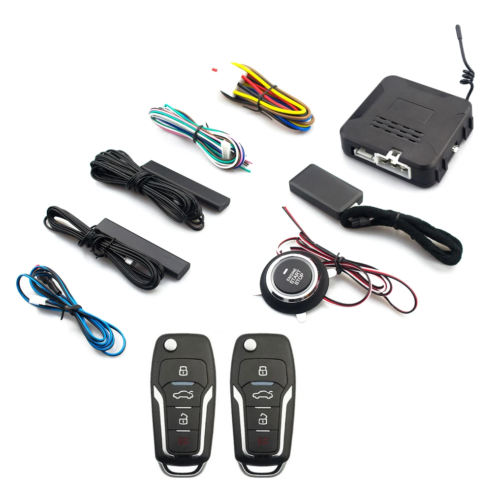 Car Keyless Entry Alarm Systems Start Controller Automobile Accessory