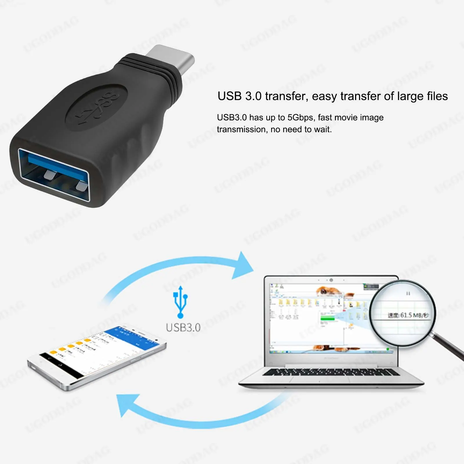 Type C Naar Usb Adapter Usb C Adapter Usb C Naar Usb 3.0 Adapter Usb Naar Usb C Thunderbolt 3 naar Usb Vrouwelijke Adapter Otg