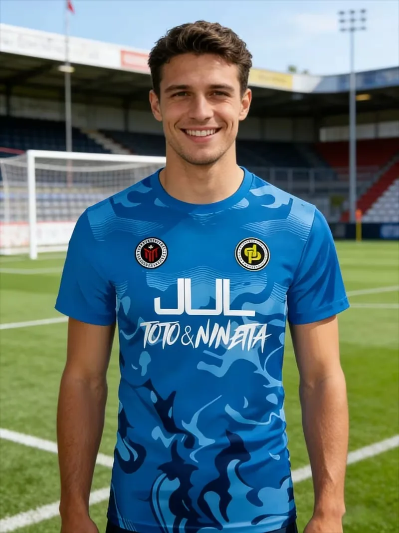 New Summer Maillot JUL Jersey Tchikita Youth Breathable Quick Dry Training Football T-shirt Men and Women Fashion Sports Tees