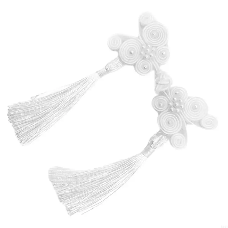 Chinese Shirt Button Fringe Cheongsam Fastener Button DIY Knot Button