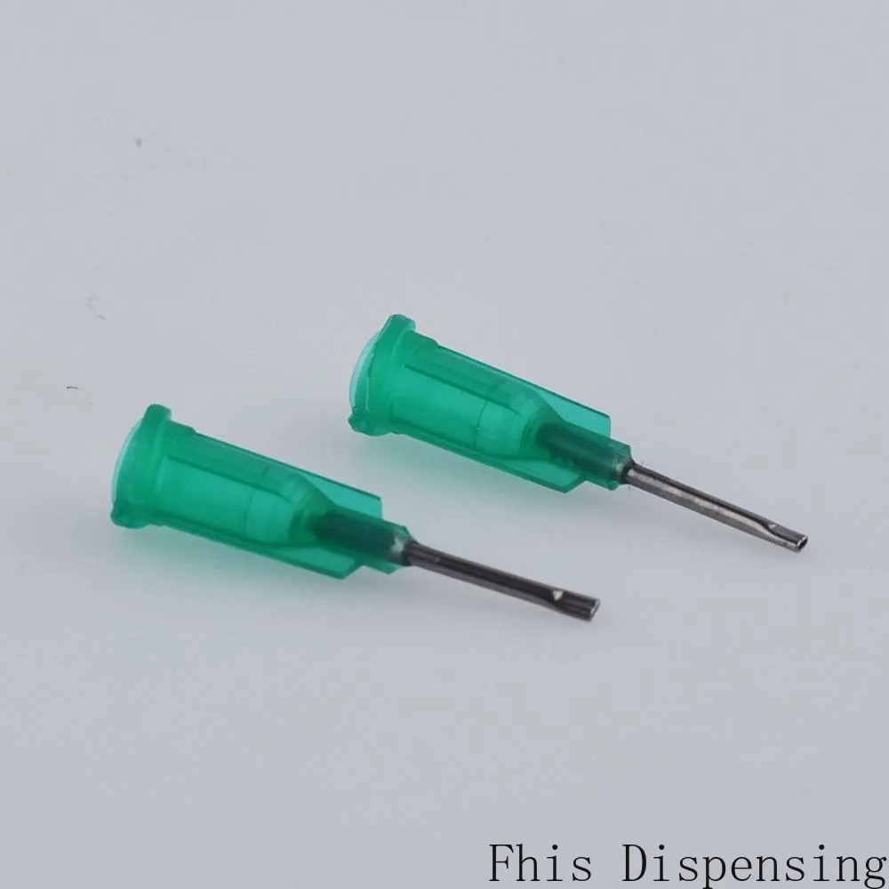 パックの100フラットノズル0.5 "管長調剤針18グラム