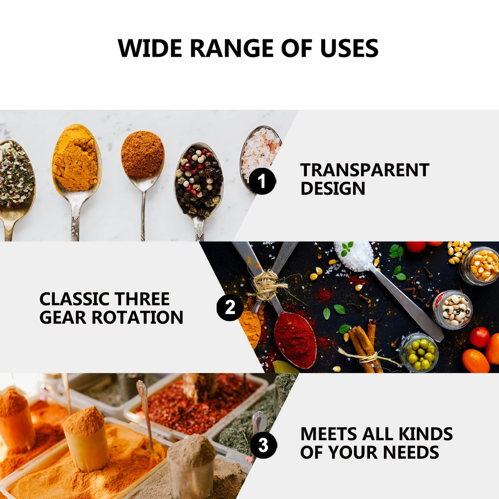 

2Pcs Portable Seasoning Bottles Compact Spice Jar Set Salt Pepper Shaker with Cover Lightweight Travel Barbecue Condiment