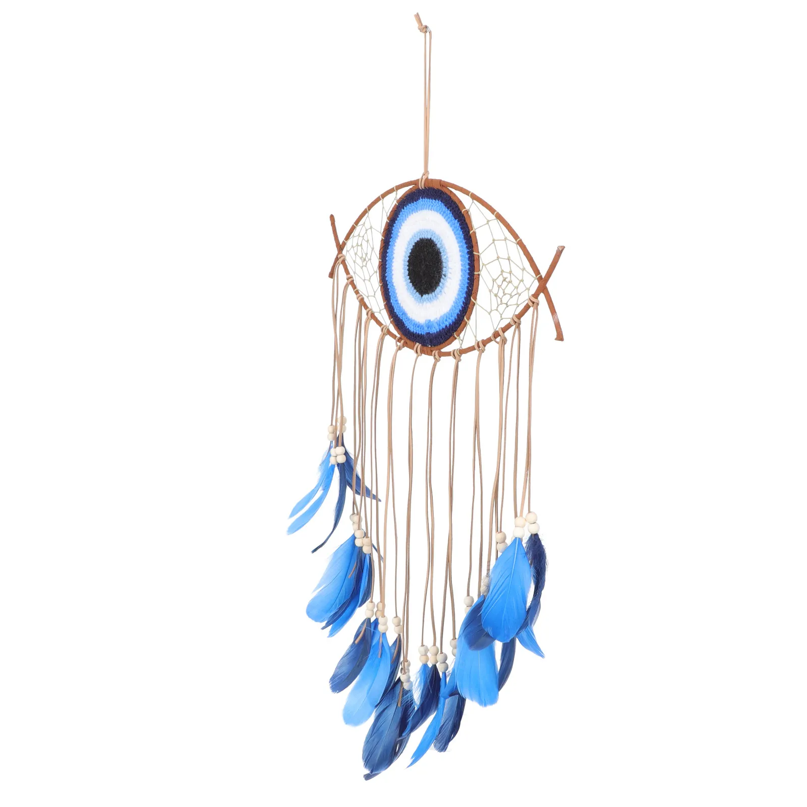 

Dream Catcher Home Decor Bedroom Black Blue Real Evil Eye Retreat Bad Luck Blessing Perfect Gift Lover Friends Family