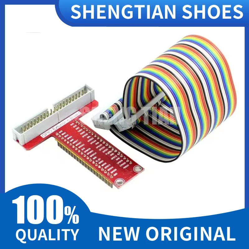 Accessories T type GPIO expansion board + 40P cable compatible with  Raspberry Pi 4 3 B +