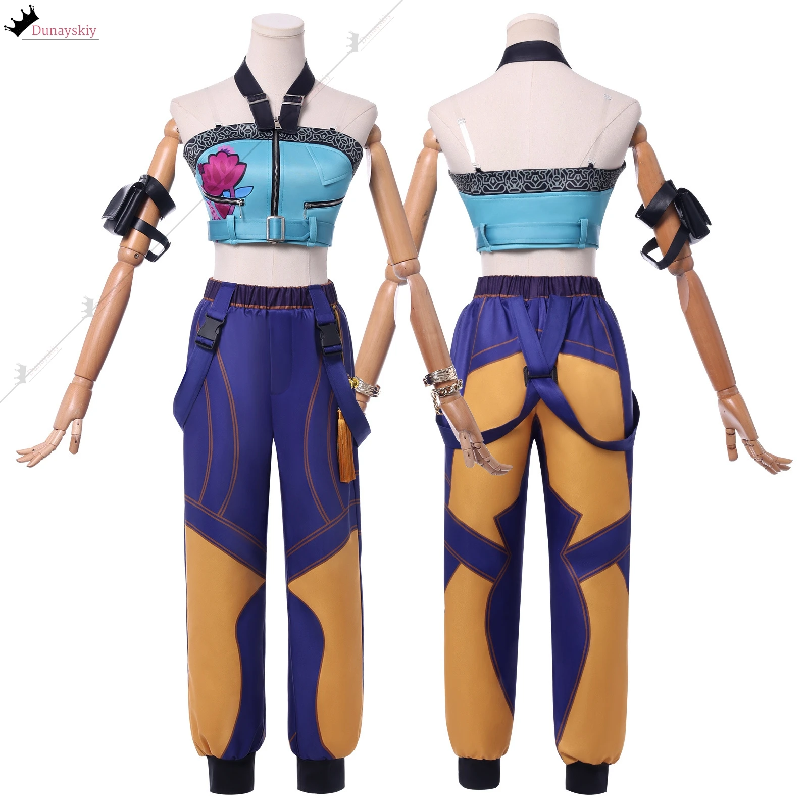 Cosplay Hunters Superstar Zoe Costume Singing on Stage Y2K Girl Group Suit Halloween Party Comic Suit for Adult Women Outfit