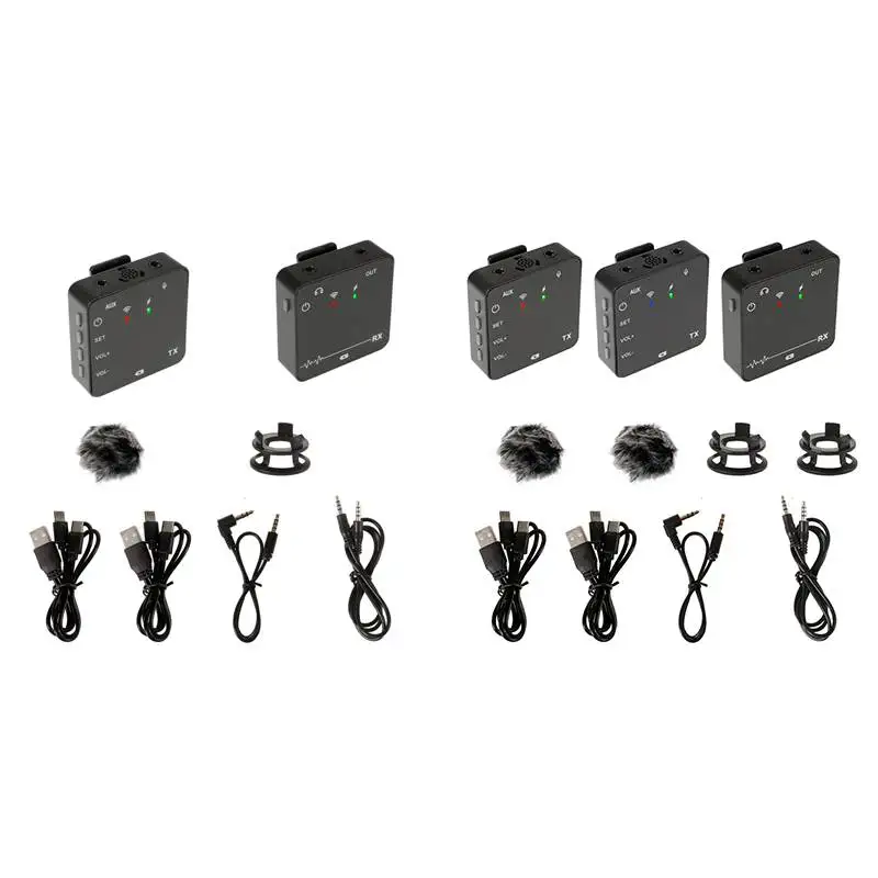 ميكروفون لاسلكي lvalier للتسجيل المباشر ، كاميرا Go Pro II ، مقابلة ، هاتف محمول ، كمبيوتر شخصي ، DSLR ، صوت ، خدمة G