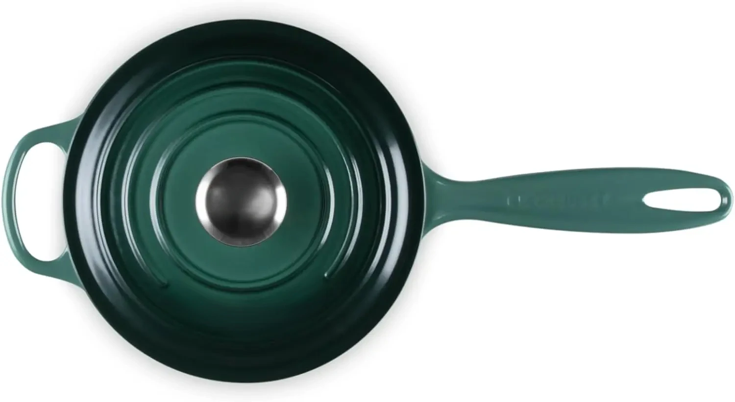 Enameled Cast Iron Signatre Saucepan, 2.25 qt., Artichaut