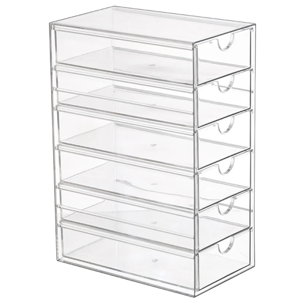 Desktop Drawer Organizer Multi-layer Transparent Storage Box Versatile Trinket Storage Holder